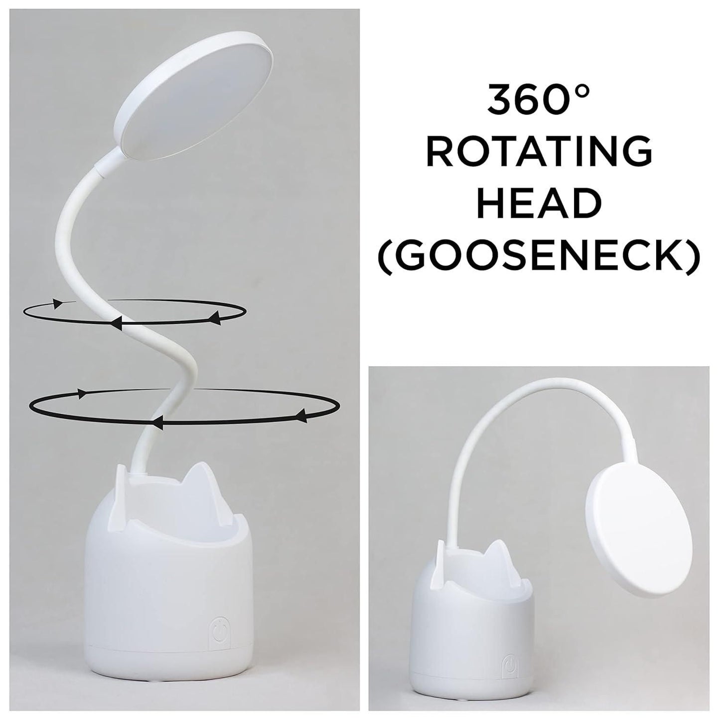 Study Table Lamp with Pen Holder