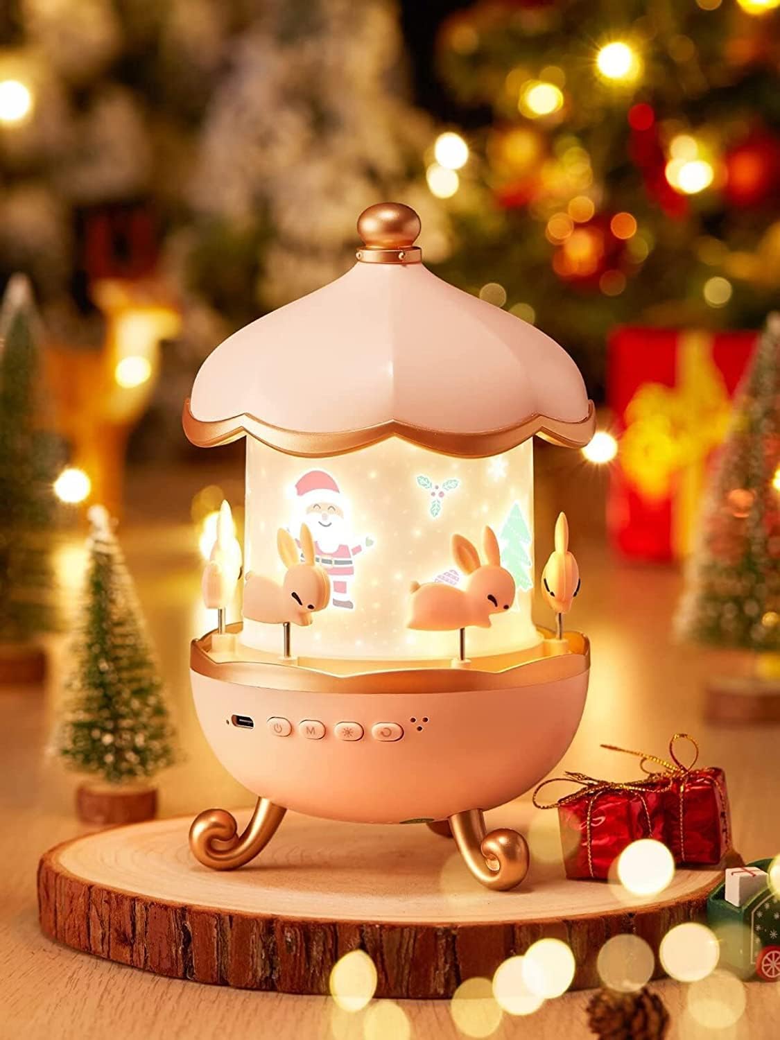 Rabbits Star Projector Night Light